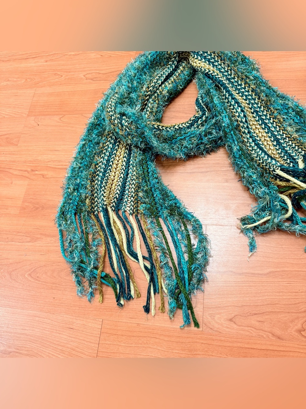CollectionEighteen Boho Lightweight Fringe Scarf - Picture 3 of 7